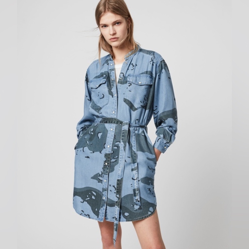 All Saints Camo Dress
